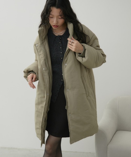 Aunt Marie's(アントマリーズ)の「中綿モンスターコート(ダウンジャケット/コート・レディース・アイボリー/ブラック/カーキ・FREE)」の13枚目の写真