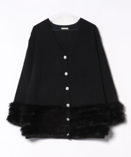 極美品✨フォクシー 秋冬に◎高級ビジューボタン ボレロ カーディガン 40 wine-king_2777100000071774