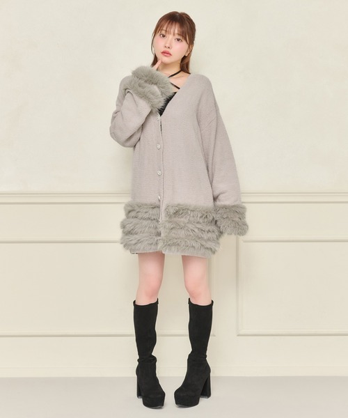 素敵ファー カーディガン^_^ fluffy ファーカーディガン（カーディガン）｜IENA（イエナ）の通販