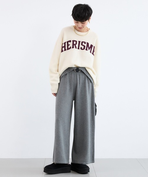 BARNYARDSTORM(バンヤードストーム)の「BARNYARDSTORM / HERISMロゴニット(ニット/セーター・レディース・オフホワイト/グレー/ネイビー・FREE)」の20枚目の写真