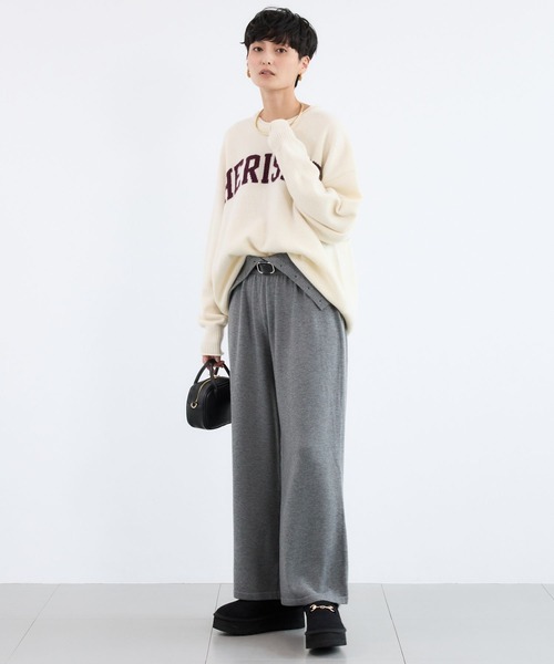 BARNYARDSTORM(バンヤードストーム)の「BARNYARDSTORM / HERISMロゴニット(ニット/セーター・レディース・オフホワイト/グレー/ネイビー・FREE)」の21枚目の写真