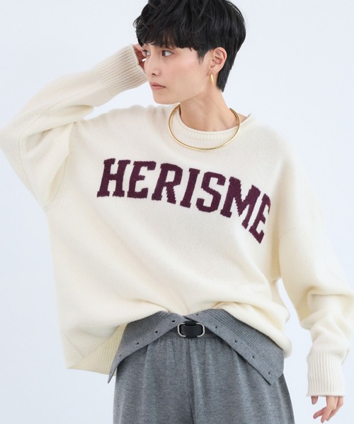 BARNYARDSTORM / HERISMロゴニット セール】BARNYARDSTORM / HERISMロゴニット（ニット/セーター
