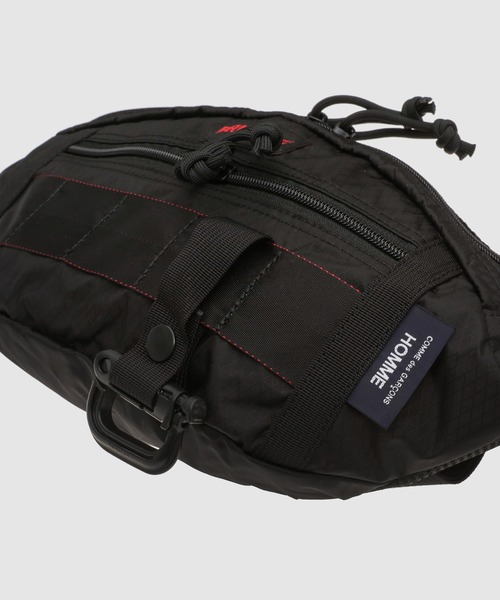 COMME des GARCONS HOMME（コム デ ギャルソン・オム）の「「BRIEFING」W-NAME NYLON LIPSTOP BAG（ボディバッグ/ウエストポーチ・メンズ・ベージュ/ブラック・ONE SIZE）」の15枚目の写真