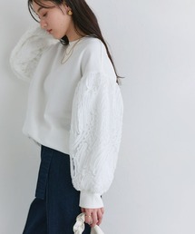 裏起毛コード刺繍スウェット