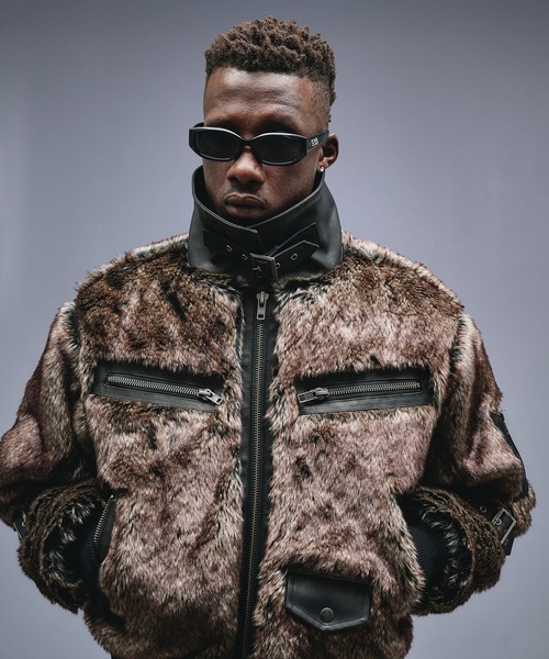 ANDER HUNK(アンダーハンク)の「Switch Design Faux Fur Flight ANDER HUNK(アンダーハンク)の「Switch Design Faux Fur Flight