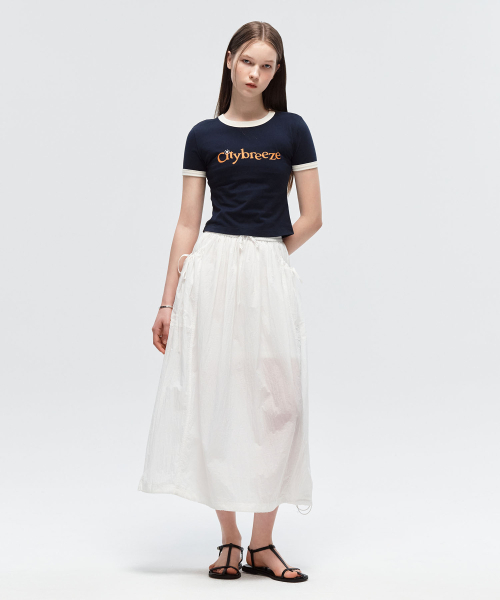 CITYBREEZE(シティブリーズ)の「シティサンレイリンガーTシャツ_NAVY(Tシャツ/カットソー・レディース・ネイビー・SMALL/MEDIUM)」の4枚目の写真