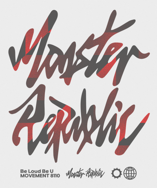 MONSTER REPUBLIC（モンスターリパブリック）の「ミストロゴレッド スウェット メランジグレー_8110（スウェット・レディース・その他・SMALL/MEDIUM/LARGE/X-LARGE）」の3枚目の写真