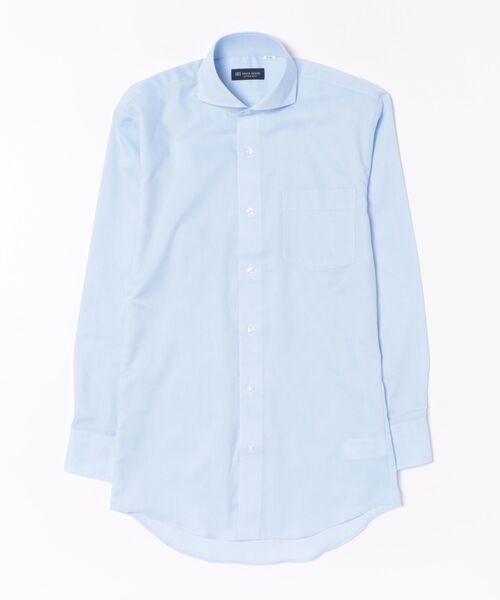 TOKYO SHIRTS（トウキョウシャツ）の「形態安定ノンアイロン ホリゾンタルワイド 長袖ビジネスワイシャツ（ビジネスシャツ・メンズ・サックスブルー・首回り37cm-裄丈80cm/首回り39cm-裄丈80cm/首回り39cm-裄丈84cm/首回り41cm-裄丈82cm/首回り41cm-裄丈86cm/首回り42cm-裄丈82cm/首回り42cm-裄丈86cm/首回り43cm-裄丈82cm/首回り43cm-裄丈86cm）」の6枚目の写真