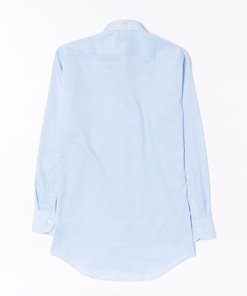 TOKYO SHIRTS（トウキョウシャツ）の「形態安定ノンアイロン ホリゾンタルワイド 長袖ビジネスワイシャツ（ビジネスシャツ・メンズ・サックスブルー・首回り37cm-裄丈80cm/首回り39cm-裄丈80cm/首回り39cm-裄丈84cm/首回り41cm-裄丈82cm/首回り41cm-裄丈86cm/首回り42cm-裄丈82cm/首回り42cm-裄丈86cm/首回り43cm-裄丈82cm/首回り43cm-裄丈86cm）」の7枚目の写真