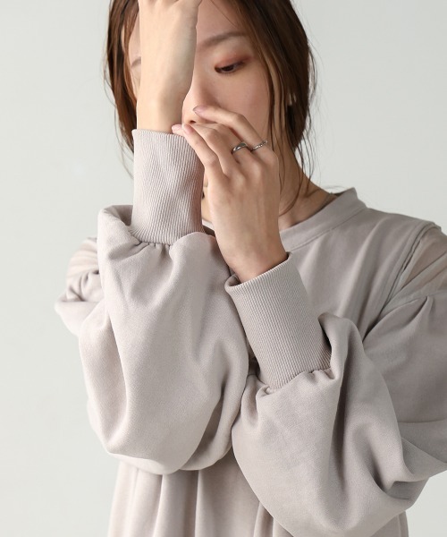 Bab(バブ)の「【低身長向けサイズあり】カフタンシアー裏毛ワンピース(ワンピース・レディース・ベージュ・MEDIUM/SMALL)」の10枚目の写真