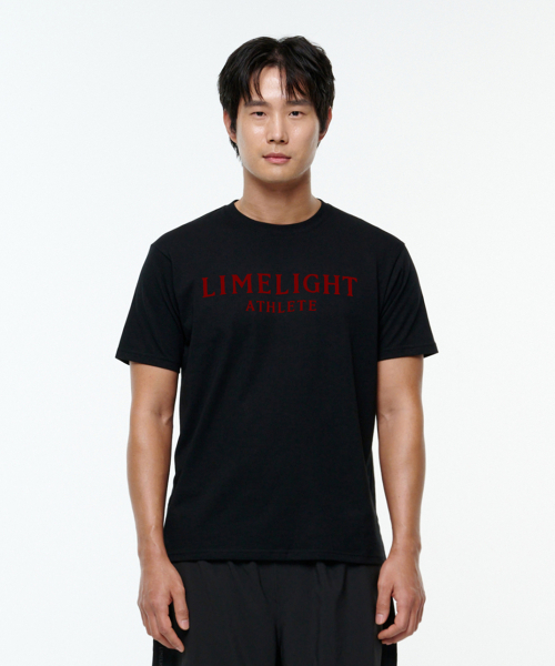 LIMELIGHT APPAREL(ライムライトアパレル)の「アスリットTシャツ(ブラック/レッド)(Tシャツ/カットソー・メンズ・その他・LARGE/X-LARGE/SMALL/MEDIUM)」の1枚目の写真