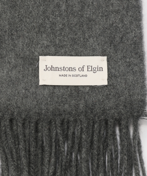 Johnstons of Elgin（ジョンストンズオブエルガン）の「【Johnstons of Elgin】cashmere solid stole：ストール（ストール/ショール・レディース・ブラック/チャコールグレー/ベージュ・FREE）」の10枚目の写真