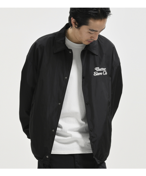 EXTRAORDINARY(エクストラオーディナリー)の「B.S.C COACH JACKET BLACK(ナイロンジャケット・メンズ・その他・X-LARGE/MEDIUM/LARGE)」の1枚目の写真