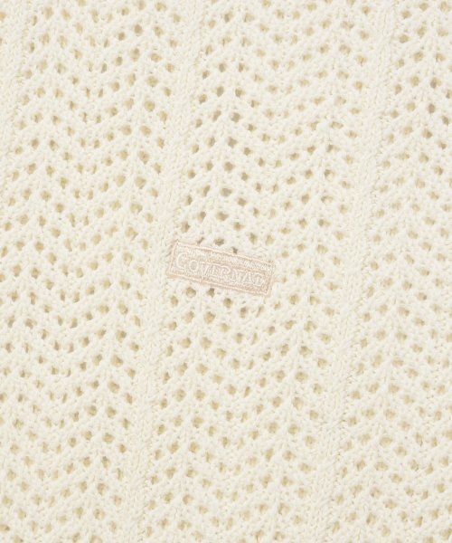 COVERNAT(カバーナット)の「ケーブルラウンドハーフニットアイボリー(ニット/セーター・レディース・その他・LARGE/MEDIUM/SMALL/X-LARGE/X-SMALL/XX-LARGE)」の4枚目の写真