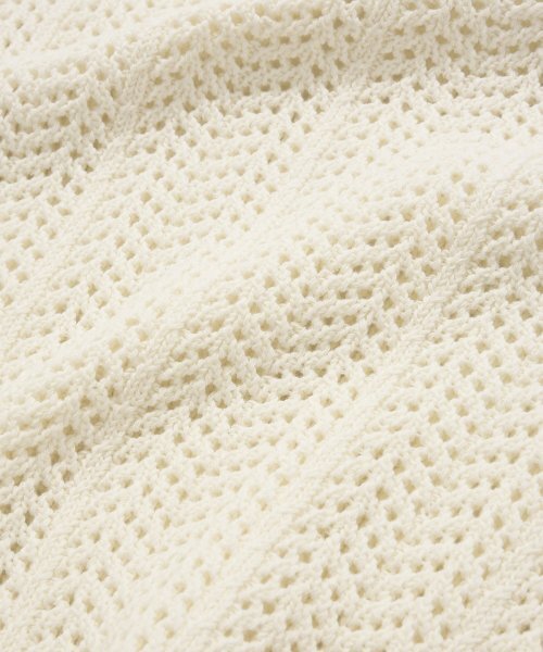 COVERNAT(カバーナット)の「ケーブルラウンドハーフニットアイボリー(ニット/セーター・レディース・その他・LARGE/MEDIUM/SMALL/X-LARGE/X-SMALL/XX-LARGE)」の7枚目の写真
