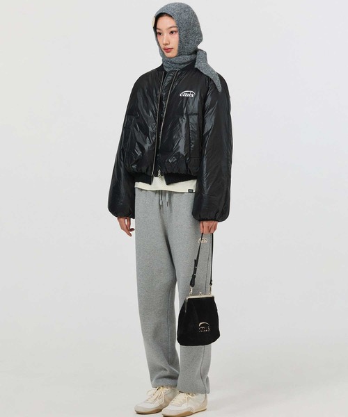EMIS(イミス)の「PADDED BOMBER JACKET(ダウンジャケット/コート・レディース・ブラック・M/S)」の3枚目の写真