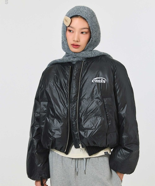EMIS(イミス)の「PADDED BOMBER JACKET(ダウンジャケット/コート・レディース・ブラック・M/S)」の4枚目の写真