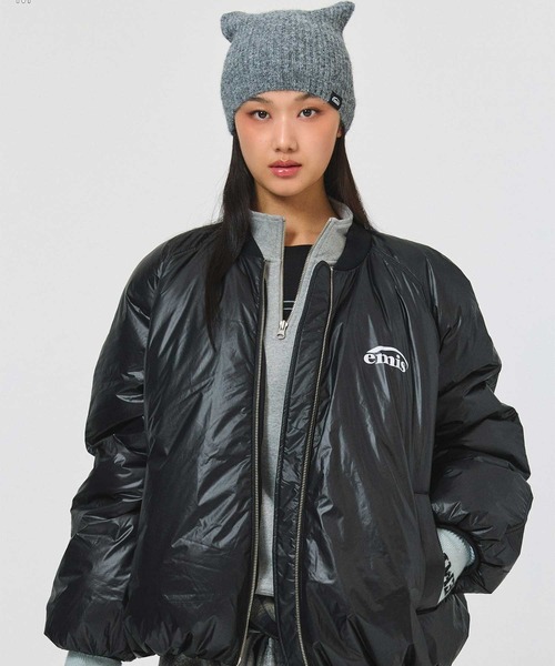EMIS(イミス)の「PADDED BOMBER JACKET(ダウンジャケット/コート・レディース・ブラック・M/S)」の6枚目の写真