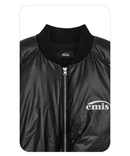 EMIS(イミス)の「PADDED BOMBER JACKET(ダウンジャケット/コート・レディース・ブラック・M/S)」の10枚目の写真