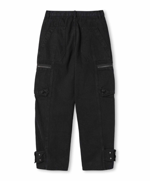 WMC（ダブリューエムシー）の「アジャストカーゴデニム_BLACK（デニムパンツ・メンズ・ブラック・30(M)/32(L)/36(XL)）」の3枚目の写真