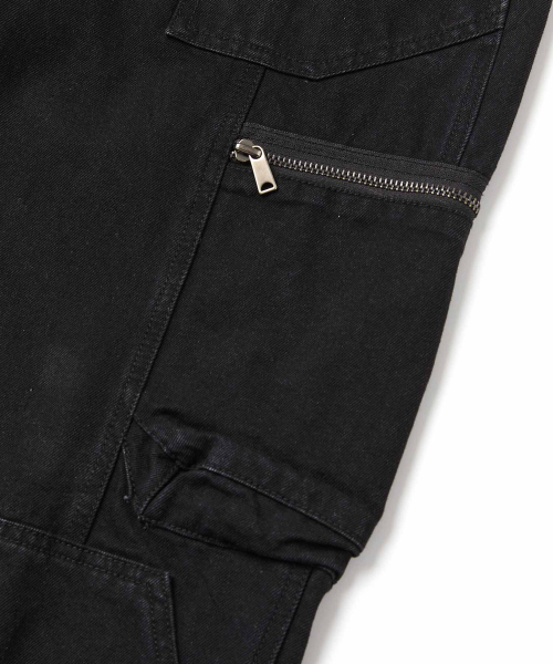 WMC（ダブリューエムシー）の「アジャストカーゴデニム_BLACK（デニムパンツ・メンズ・ブラック・30(M)/32(L)/36(XL)）」の5枚目の写真