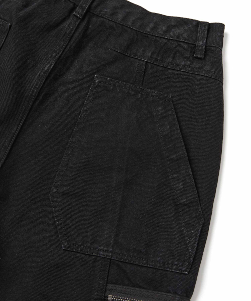 WMC（ダブリューエムシー）の「アジャストカーゴデニム_BLACK（デニムパンツ・メンズ・ブラック・30(M)/32(L)/36(XL)）」の7枚目の写真