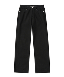 EXCONTAINER（エックスコンテナ）の「WIDE DENIM PANTS (BLACK)（デニムパンツ）」