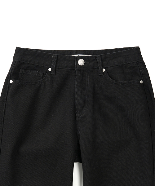 EXCONTAINER(エックスコンテナ)の「WIDE DENIM PANTS (BLACK)(デニムパンツ・メンズ・その他・MEDIUM/LARGE/X-LARGE/X-SMALL/SMALL)」の2枚目の写真