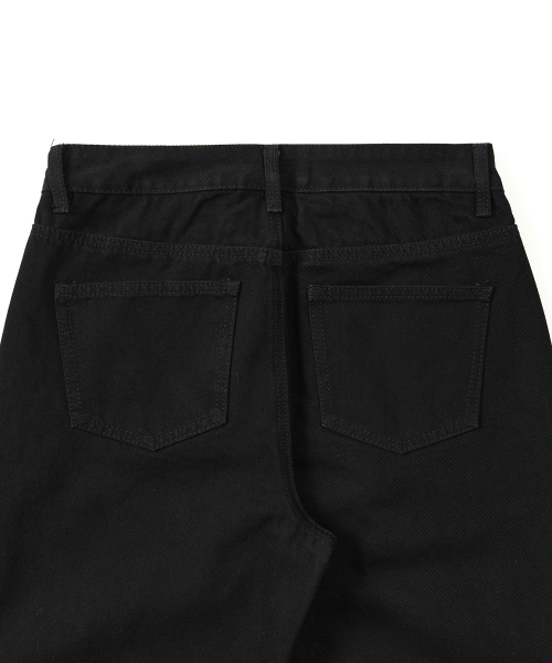 EXCONTAINER(エックスコンテナ)の「WIDE DENIM PANTS (BLACK)(デニムパンツ・メンズ・その他・MEDIUM/LARGE/X-LARGE/X-SMALL/SMALL)」の3枚目の写真