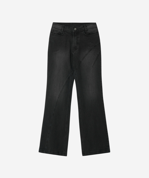 BLR(ビーエルアール)の「Asymmetric Semi-Bootcut Denim Pants(デニムパンツ・レディース・その他・SMALL/MEDIUM/LARGE)」の3枚目の写真