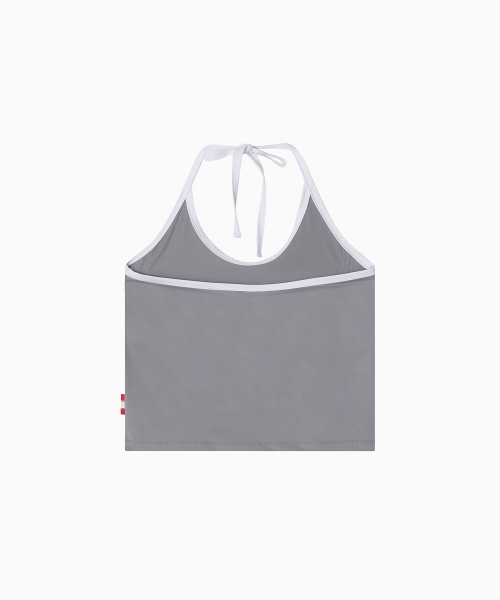 MENASOO(ミナス)の「Cool Span Sporty Halter Neck_Gray(Tシャツ/カットソー・レディース・ライトグレー・F)」の10枚目の写真