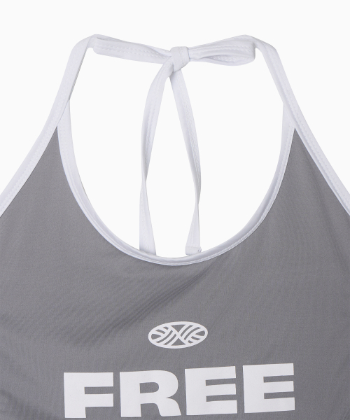 MENASOO(ミナス)の「Cool Span Sporty Halter Neck_Gray(Tシャツ/カットソー・レディース・ライトグレー・F)」の11枚目の写真