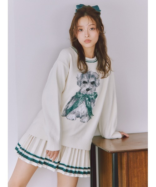 SNIDEL HOME × 新木優子】ニットショートパンツ（ルームウェア