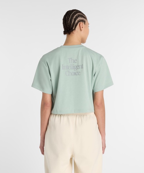 NEW BALANCE（ニューバランス）の「グラフィックTシャツ（Tシャツ/カットソー・レディース・ブラック/オフホワイト/セージグリーン・SMALL/MEDIUM/LARGE/X-LARGE）」の14枚目の写真
