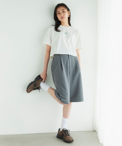 NEW BALANCE（ニューバランス）の「グラフィックTシャツ（Tシャツ/カットソー・レディース・ブラック/オフホワイト/セージグリーン・SMALL/MEDIUM/LARGE/X-LARGE）」の6枚目の写真