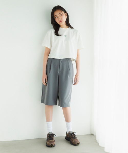 NEW BALANCE（ニューバランス）の「グラフィックTシャツ（Tシャツ/カットソー・レディース・ブラック/オフホワイト/セージグリーン・SMALL/MEDIUM/LARGE/X-LARGE）」の7枚目の写真