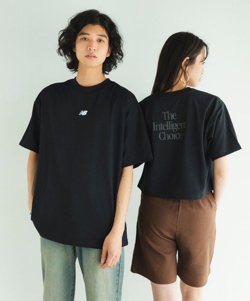 NEW BALANCE（ニューバランス）の「グラフィックTシャツ（Tシャツ/カットソー・レディース・ブラック/オフホワイト/セージグリーン・SMALL/MEDIUM/LARGE/X-LARGE）」の10枚目の写真