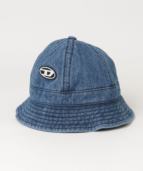 DIESEL KIDS（ディーゼルキッズ）の「DIESEL（ディーゼル）Baby ワンポイントブランドロゴデニムバケットハット（ハット・キッズ・インディゴブルー・Ⅲ/Ⅱ/Ⅰ）」の3枚目の写真