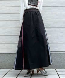 Q | 切替サイドZIPラインスカート(スカート)