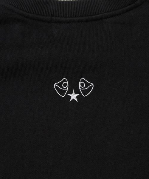 CONVERSE TOKYO(コンバーストウキョウ)の「【CLAMP】『ちょびっツ』GRAPHIC SWEAT(スウェット・レディース・ブラック・FREE)」の4枚目の写真