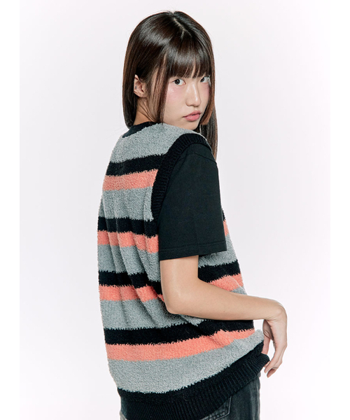 snuzy（スナジー）の「リ-タックテルベストストライプオレンジ（サステイナブル）（ベスト・レディース・その他・MEDIUM/LARGE/X-LARGE）」の4枚目の写真