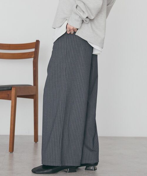 AMERICAN HOLIC（アメリカンホリック）の「【イージーケア】ベイカーリラックスパンツ（その他パンツ・レディース・グレー系その他2/ベージュ/ブラック・L/M/S）」の21枚目の写真