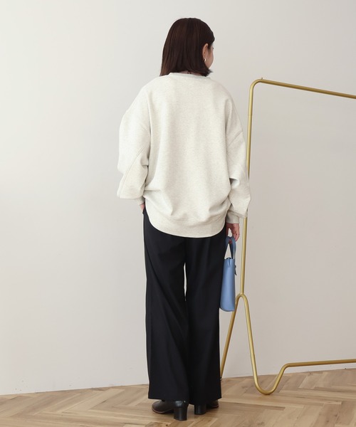 AMERICAN HOLIC（アメリカンホリック）の「【イージーケア】ベイカーリラックスパンツ（その他パンツ・レディース・グレー系その他2/ベージュ/ブラック・L/M/S）」の5枚目の写真