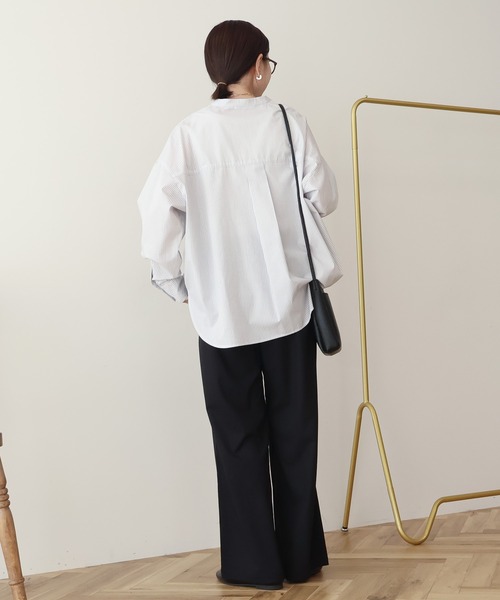 AMERICAN HOLIC（アメリカンホリック）の「【イージーケア】ベイカーリラックスパンツ（その他パンツ・レディース・グレー系その他2/ベージュ/ブラック・L/M/S）」の13枚目の写真