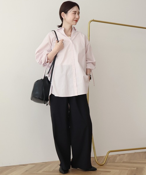 AMERICAN HOLIC（アメリカンホリック）の「【イージーケア】ベイカーリラックスパンツ（その他パンツ・レディース・グレー系その他2/ベージュ/ブラック・L/M/S）」の17枚目の写真