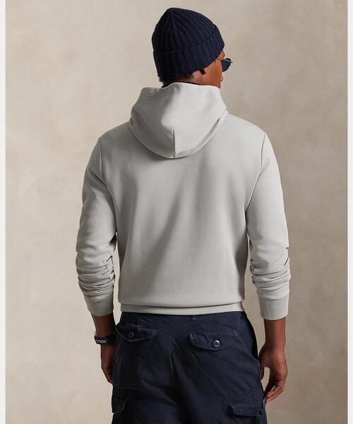 ポロ　ラルフローレン ダブルニットパーカー フーディ グレー メンズ L ロゴ ダブルニット フーディ（パーカー）｜POLO RALPH LAUREN（ポロ
