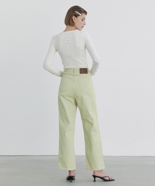 IHR(アイエイチアール)の「Color Cotton Pants / Pale Lime(その他パンツ・レディース・その他・MEDIUM)」の1枚目の写真