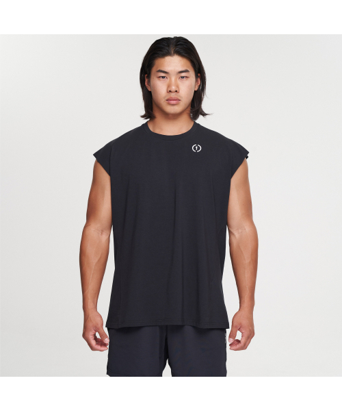 ONERM(ワンアルエム)の「スーピマカットオフタンク ブラック(Tシャツ/カットソー・メンズ・その他・MEDIUM/LARGE/X-LARGE)」の2枚目の写真
