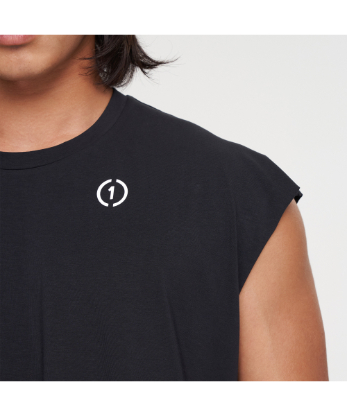 ONERM(ワンアルエム)の「スーピマカットオフタンク ブラック(Tシャツ/カットソー・メンズ・その他・MEDIUM/LARGE/X-LARGE)」の6枚目の写真