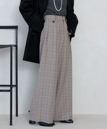 RAGEBLUE | 裾デザイン2タックワイドスラックス(スラックス)